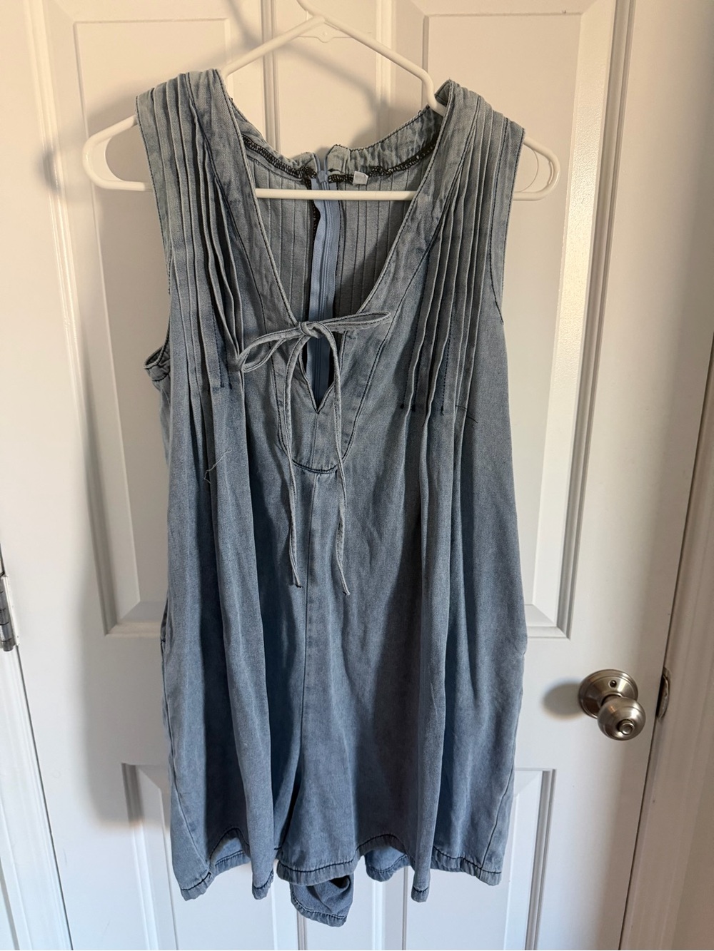 Women’s denim romper